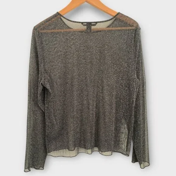 NWT Victoria’s Secret Sheer Long Sleeve Top - Picture 6 of 8